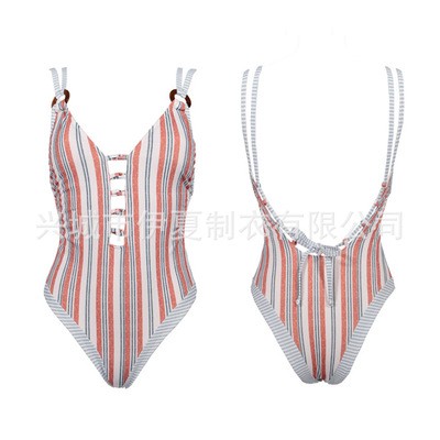 2019新款泳衣 欧美出口连体比基尼泳衣 速卖通印花连体泳衣swim图5