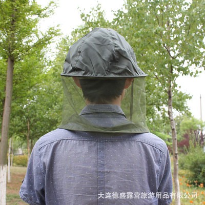 户外徒步野外露营旅游防蚊虫蚊帐帽，防虫帽钓鱼帽防蚊帽丛林探险图2