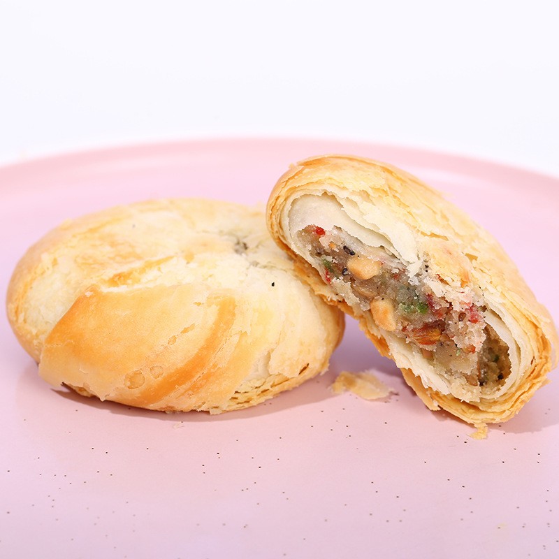 中秋月饼 传统糕点80克多口味老五仁椒盐黑芝麻OEM苏式月饼定制图3