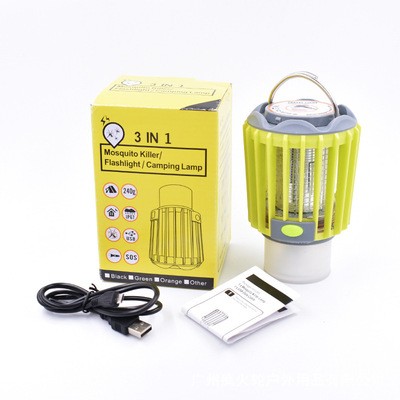 新款户外灭蚊帐篷灯电击式led紫光电蚊灯usb多用途野外帐篷露营灯图5