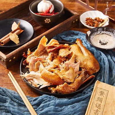 北京烤鸭600g原味叫花鸡500g卤味鸡肉鸭肉零食烧鸡厂家批发图4