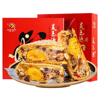 温州桥墩镇特产手工中秋礼盒装蛋黄五仁酥皮大月饼散装多口味批发图5
