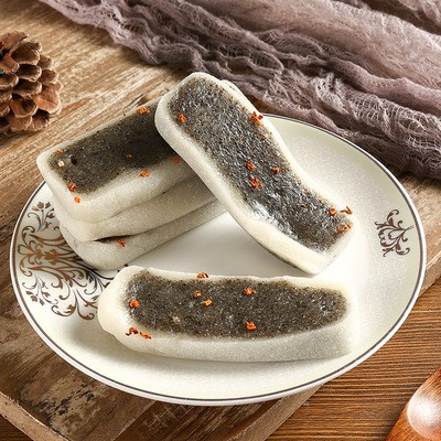 温州特产小吃传统手工黑芝麻糯米软糕点心休闲零食桂花糕糕点食品图3