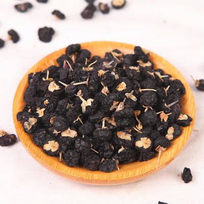 青海特产柴达木食用黑枸杞中果100g/袋 50g*2瓶礼盒装图2