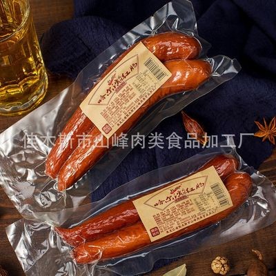 香肠 肉类烤肠肉肠 哈尔滨红肠果木炭烤 东北特产 山峰批发熟食图4