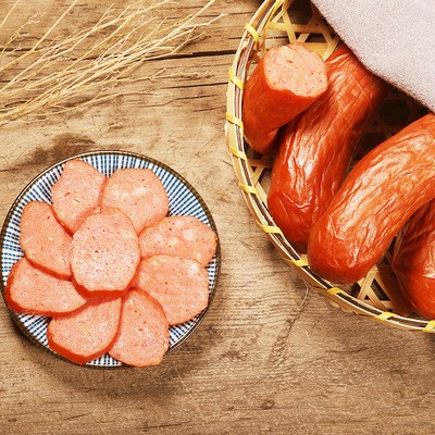 220克哈尔滨红肠果木炭烤东北香肠批发腊肠熟食肉类零食烤肠图3