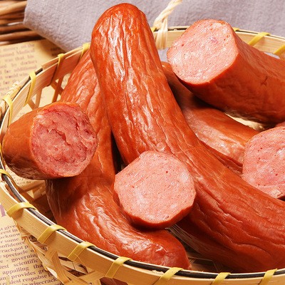 90克哈尔滨红肠果木炭烤东北香肠批发腊肠熟食肉类零食烤肠图4