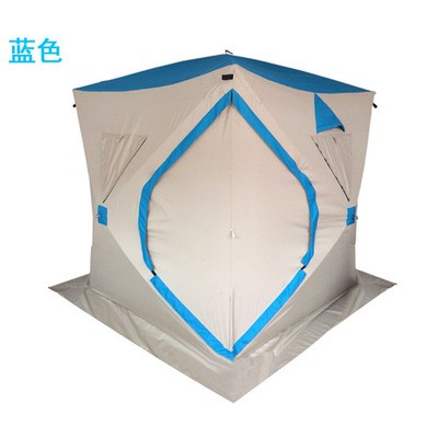 全自动速开保暖帐篷户外3-4人加厚加棉保温防风御寒冬季冰钓帐篷图4