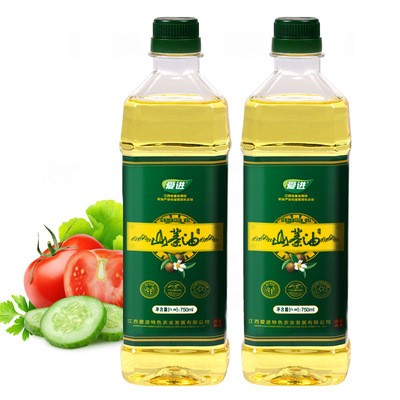 江西特产山茶油 物理压榨 山茶籽油礼盒750ml*2 瓶 一件代发图2