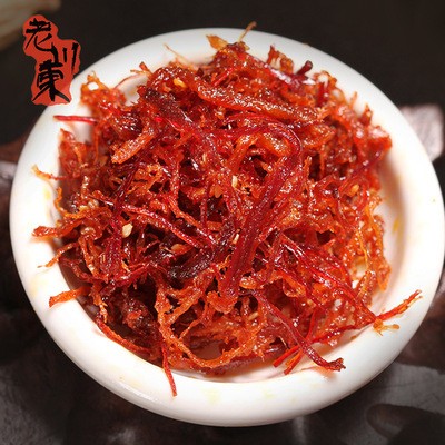 老川东灯影牛肉丝300g四川特产麻辣零食小吃熟食肉类食品牛肉干图4