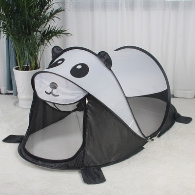 儿童帐篷自动弹开型独角兽恐龙儿童游戏屋防蚊帐篷室内外玩具城堡