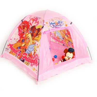 儿童粉色帐篷 童话公主图案造型多款式儿童单人游戏屋多款型
