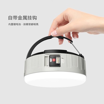 亚马逊热款野营灯太阳能户外照明露营灯USB充电帐篷灯带遥控电显图4