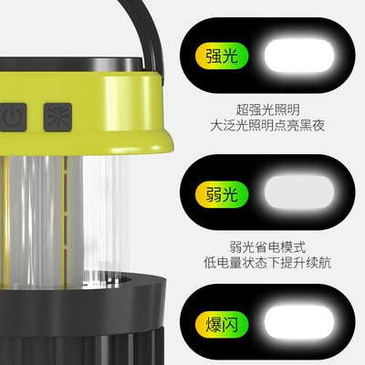 太阳能充电灭蚊灯亚马逊跨境新款帐篷灯户外家用灭蚊电击式野营灯图3