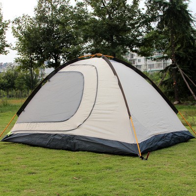 希尔曼暮云2户外用品双人双层带门厅旅游露营登山铝杆帐篷批发图3