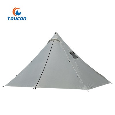4人隔离防疫金字塔超轻户外露营帐篷15D tent camping 厂家直销