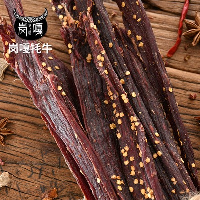 风干牛肉干手撕牛肉干网红零食散装麻辣干巴西藏特产风干牛肉干图4