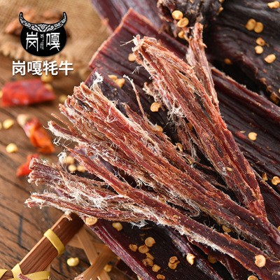 风干牛肉干手撕牛肉干网红零食散装麻辣干巴西藏特产风干牛肉干图2