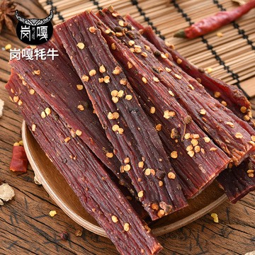 牛肉干 风干手撕牛肉厂家 景区特产网红零食风干猪肉脯500克散装图1