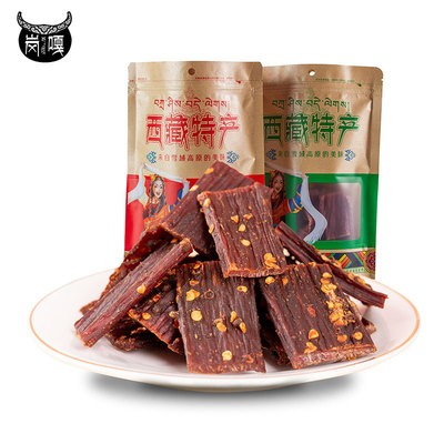 西藏特产风干牛肉同类产品风干肉 麻辣手撕抖音网红零食250克袋装图5