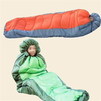 户外用品多功能可分离加厚睡袋式吊床 野营秋冬保暖防水空中吊床图3