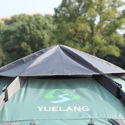 全自动帐篷户外野营加厚六角露营帐篷防风防雨双层防暴雨超轻便图3