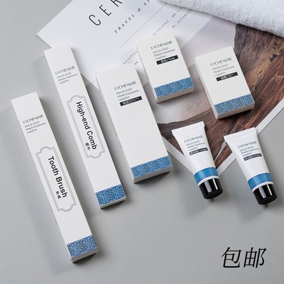 厂家直销酒店洗漱用品宾馆一次性牙刷套装二合一软毛卡盒牙具定制