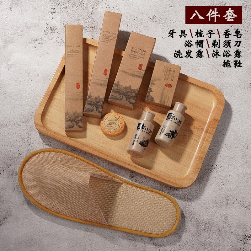 厂家直销酒店洗漱用品套装宾馆一次性牙刷民宿二合一软毛牙具批发图2