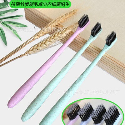 秸秆牙具套装 酒店一次性用品 厂家销售图5