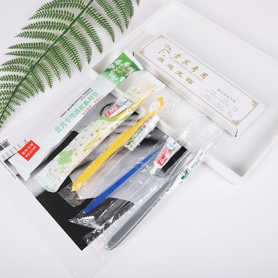 一次性牙具套装酒店用品 六合一洗漱六件套 宾馆酒店用品厂家批发图2
