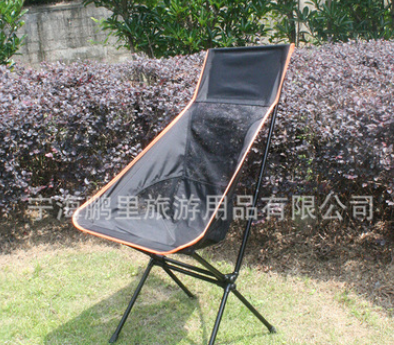 定制折叠沙滩椅休闲高背便携式折叠椅 折叠凳铝合金便携式折叠椅图3