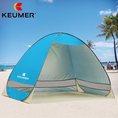 【跨境】厂家KEUMER帐篷 沙滩帐篷自动速开折叠户外双人钓鱼帐蓬图4