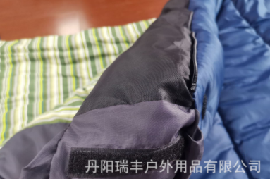 出口欧美睡袋 加厚冬季睡袋 跨境双层法兰绒睡袋 带帽野营睡袋图5