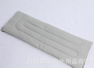 四季带帽信封睡袋 野营成人睡袋 水洗棉 磨毛布睡袋图3
