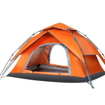 工厂tent camping野营用品3-4人自动速开防雨户外双门露营帐篷图4