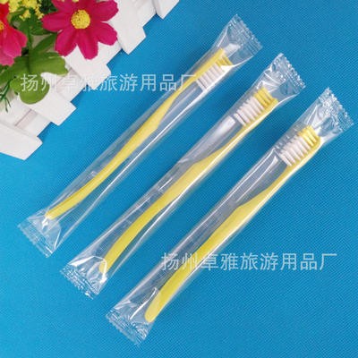酒店用品一次性牙刷宾馆一次性洗漱用品牙刷牙膏二合一牙刷套装图3