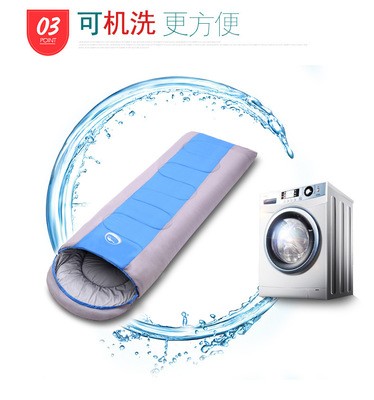 厂家批发户外睡袋中空棉成人睡袋秋冬季四季野营睡袋加厚信封睡袋图4