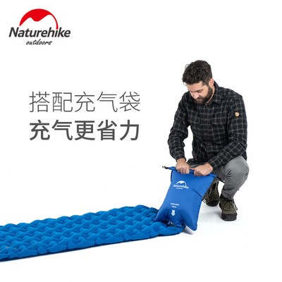 工厂直供Naturehike挪客FC-10竹片式充气垫户外便携睡垫带充气袋图5