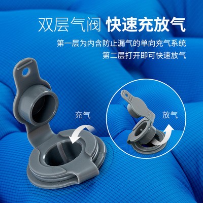 工厂直供Naturehike挪客FC-10竹片式充气垫户外便携睡垫带充气袋图2