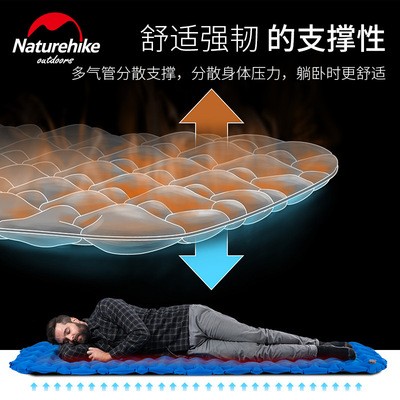 工厂直供Naturehike挪客FC-10竹片式充气垫户外便携睡垫带充气袋图3