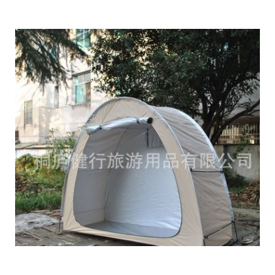 现货升级米色户外骑行自行车帐篷,储物室帐篷,摩托车帐篷可印logo