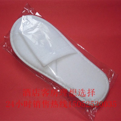 宾馆酒店一次性拖鞋无纺布拖鞋一次性用品防滑拉毛拖鞋 厂家批发图3