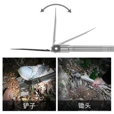 工兵铲子多功能折叠兵工铲野营户外用品锹求生edc工具装备图3