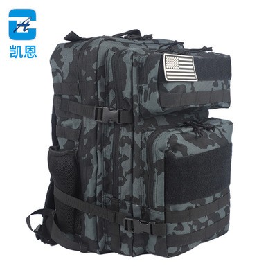 凯恩45L新款迷彩战术背包双肩包3D迷彩登山包旅行背包工厂现货图2