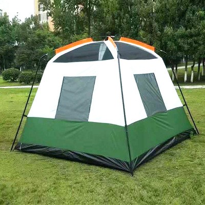 全自动户外帐篷野外露营折叠便携加厚防雨沙滩3/4-5人家庭款帐篷图3
