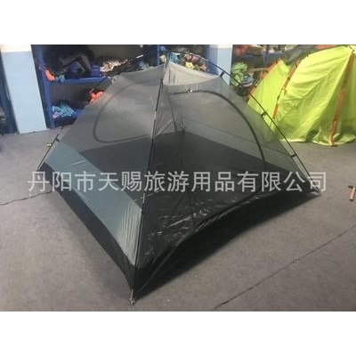3-4人双层玻杆带厅帐篷