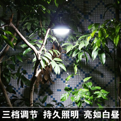 厂家直供太阳能野营灯户外led多功能露营应急照明充电帐篷挂灯图2