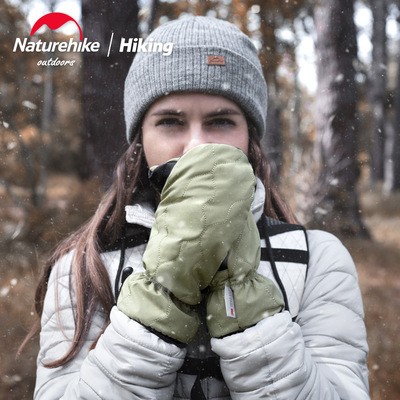 NaturehikeGL14葫芦纹棉手套男女冬季防风防水加厚NH21FS083图2