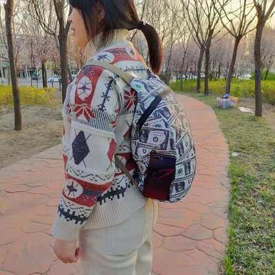 可折叠旅行背包皮肤包户外运动轻便双肩包批发书包印字logo图3