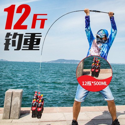 碳素三节双竿稍近海船钓竿1.8/2.1/2.4白果子船钓鱼竿软钓渔具图3